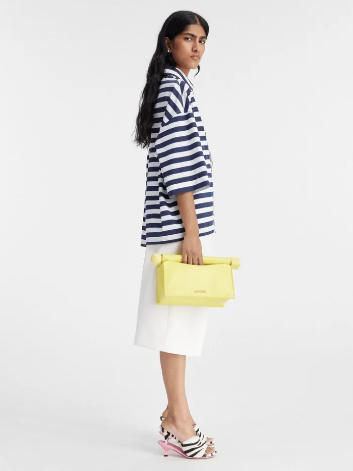 Women The Rond Carr Clutch Yellow JACQUEMUS Crossbody and Handbags Women The Rond Carr Clutch Yellow JACQUEMUS Crossbody and Handbags