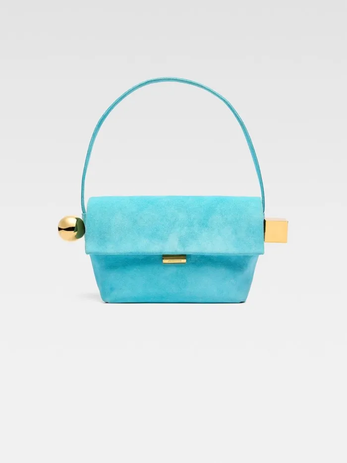 Women The Rond Carr Light Turquoise JACQUEMUS Shoulder Bags