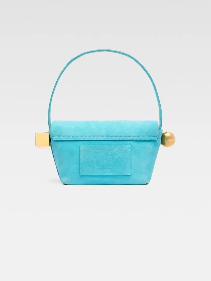 Women The Rond Carr Light Turquoise JACQUEMUS Shoulder Bags Women The Rond Carr Light Turquoise JACQUEMUS Shoulder Bags