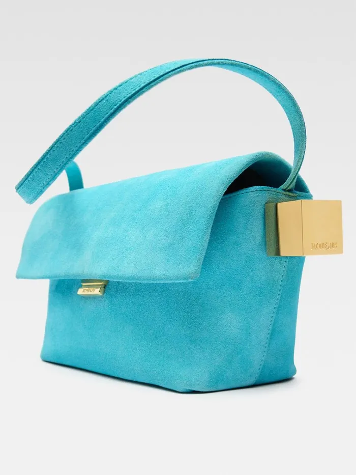 Women The Rond Carr Light Turquoise JACQUEMUS Shoulder Bags Women The Rond Carr Light Turquoise JACQUEMUS Shoulder Bags