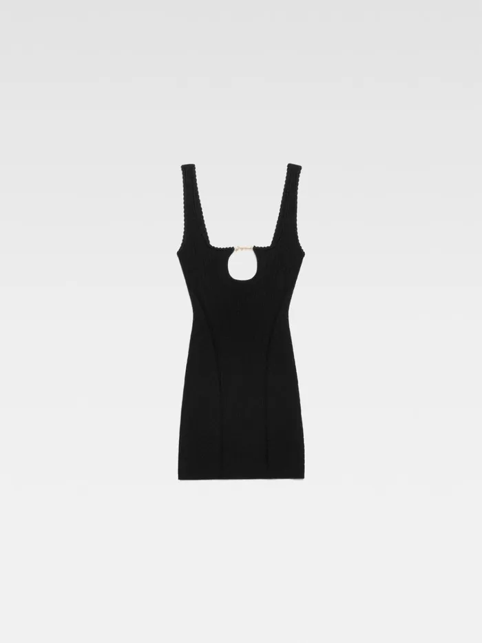 Women The Sierra Mini Dress Black JACQUEMUS Dresses and Skirts Women The Sierra Mini Dress Black JACQUEMUS Dresses and Skirts