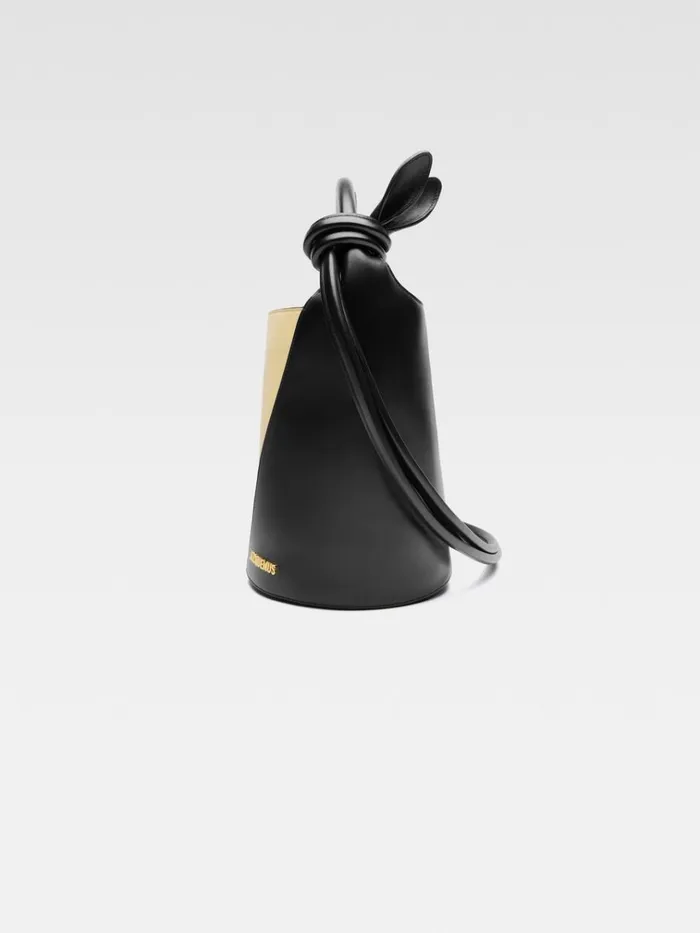 Women The Small Tourni Pale Yellow Black JACQUEMUS Crossbody and Handbags