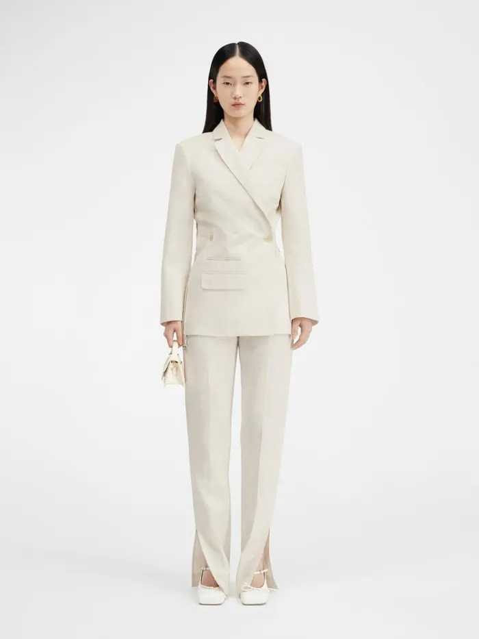 Women The Tibau Jacket Offwhite JACQUEMUS Coats and Jackets