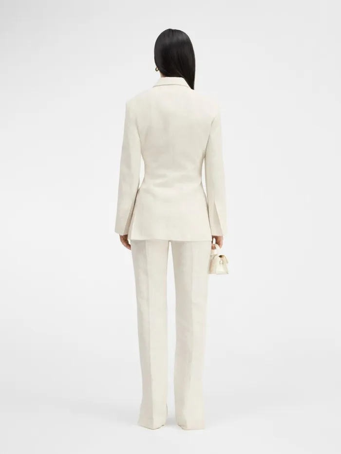 Women The Tibau Jacket Offwhite JACQUEMUS Coats and Jackets Women The Tibau Jacket Offwhite JACQUEMUS Coats and Jackets