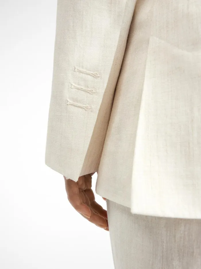 Women The Tibau Jacket Offwhite JACQUEMUS Coats and Jackets Women The Tibau Jacket Offwhite JACQUEMUS Coats and Jackets
