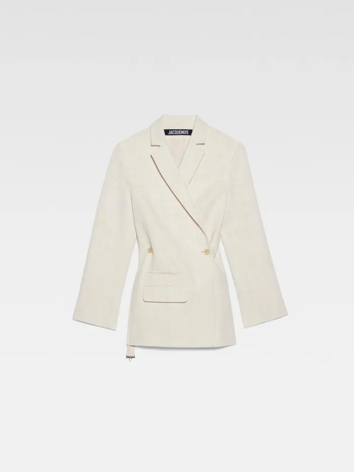 Women The Tibau Jacket Offwhite JACQUEMUS Coats and Jackets Women The Tibau Jacket Offwhite JACQUEMUS Coats and Jackets