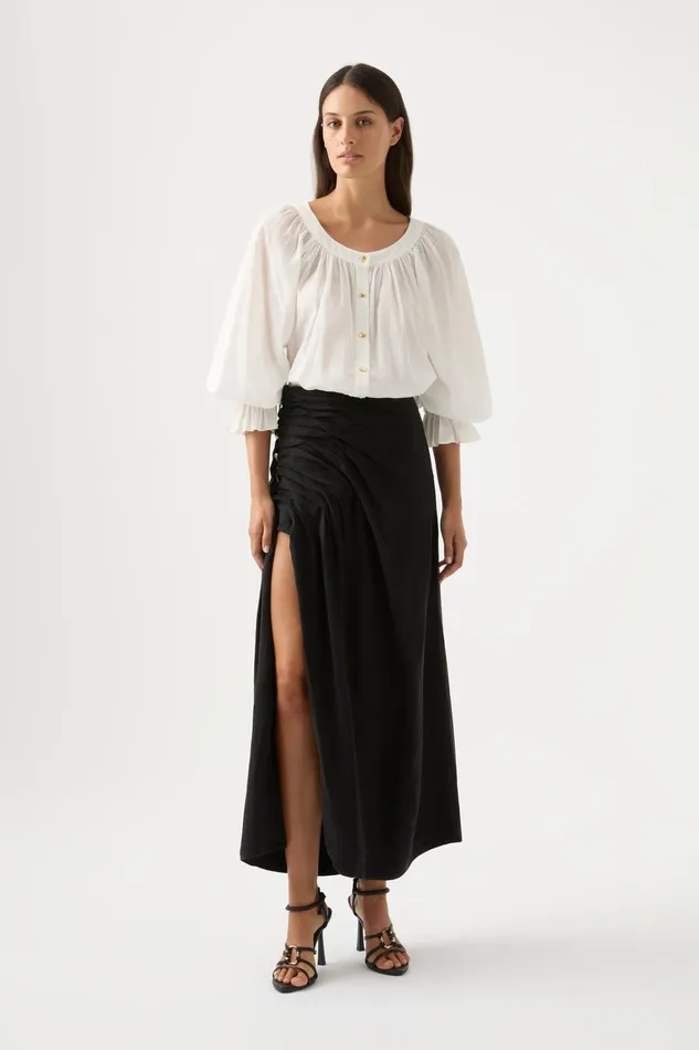 Women Tops Aje Le Corsaire Blouse Ivory