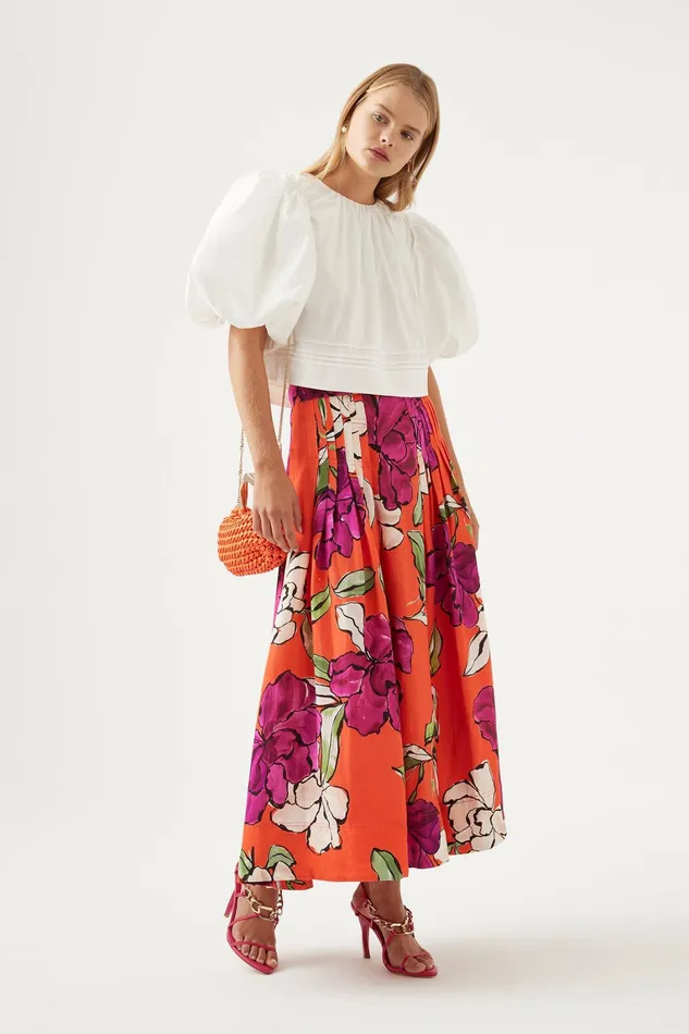 Women Tops Aje Ney Pin Tuck Detail Top Ivory