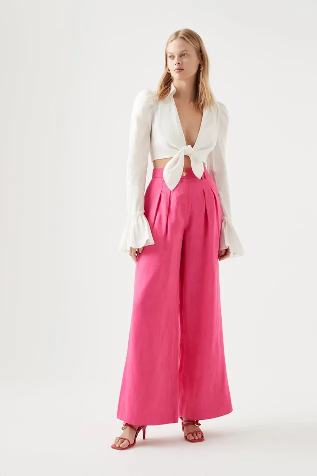 Women Tops Aje Nicole Twist Top Ivory