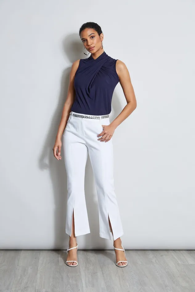 Women Tops and Sweaters Elie Tahari Sleeveless Twist Knit Stargazer