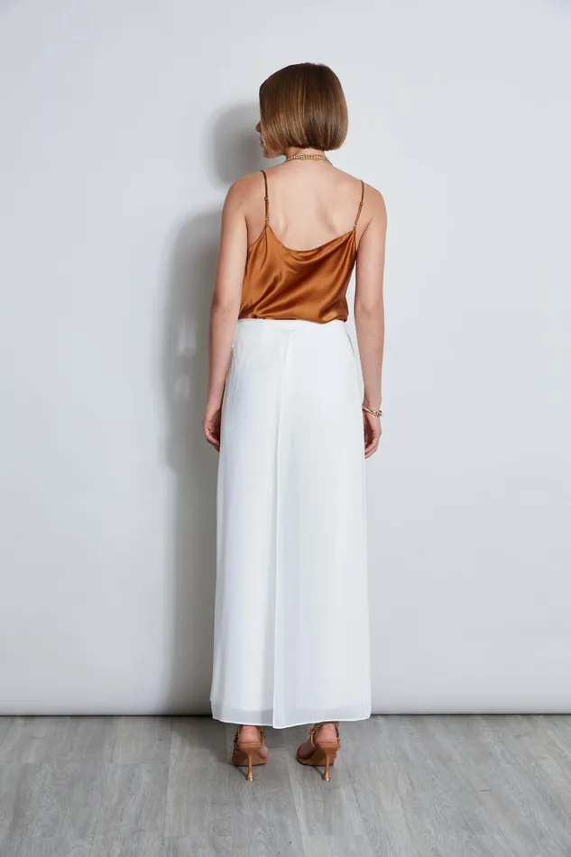 Women Tops and Sweaters Elie Tahari Stretch Silk Satin Cami Copper
