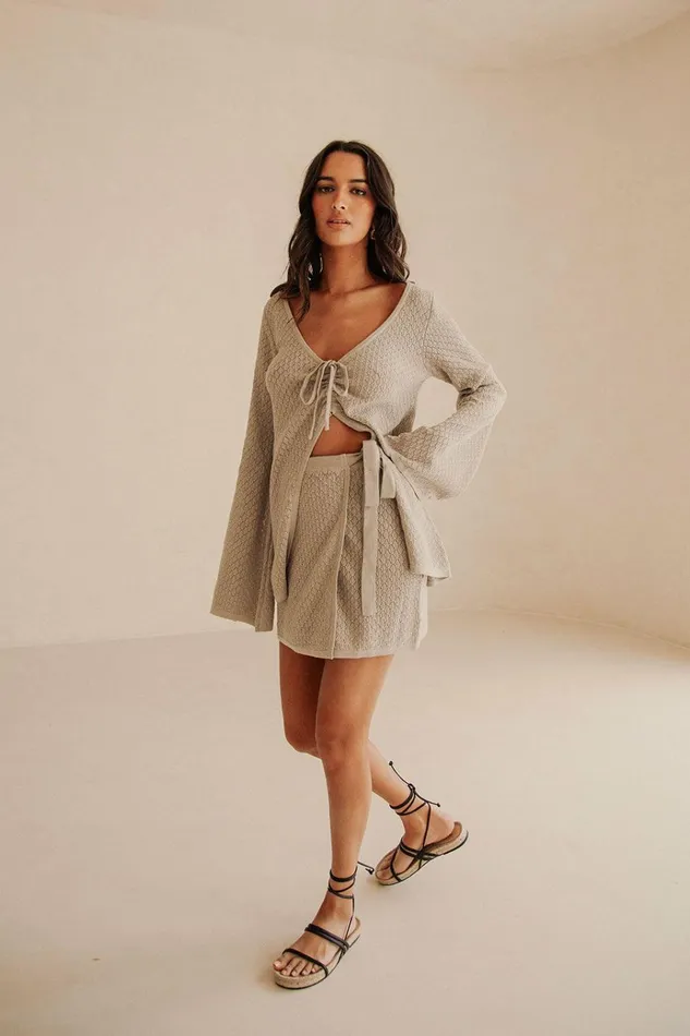 Women Tops SABO SKIRT Baylie Top 8211 Taupe
