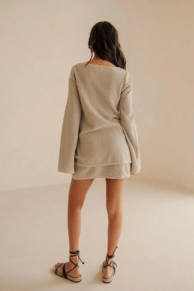 Women Tops SABO SKIRT Baylie Top 8211 Taupe