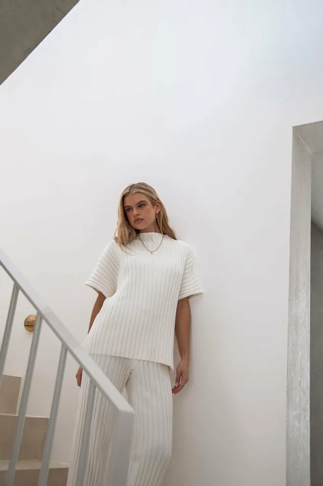 Women Tops SABO SKIRT Celine Top 8211 White