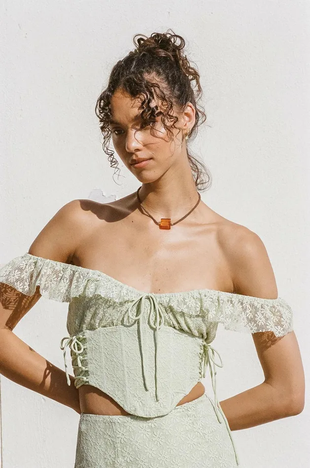 Women Tops SABO SKIRT Josa Lace Up Top