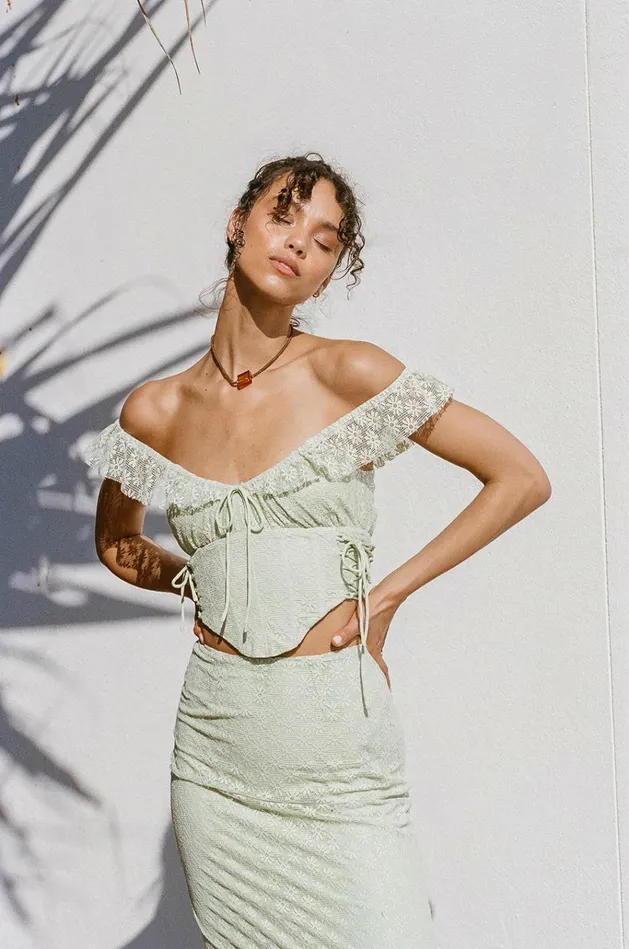 Women Tops SABO SKIRT Josa Lace Up Top Women Tops SABO SKIRT Josa Lace Up Top