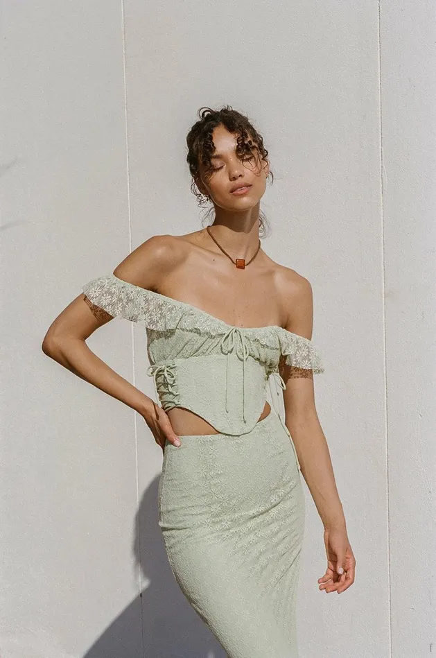Women Tops SABO SKIRT Josa Lace Up Top Women Tops SABO SKIRT Josa Lace Up Top