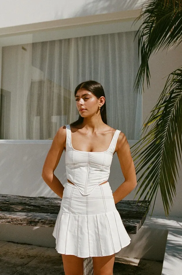 Women Tops SABO SKIRT Koralie Top 8211 White
