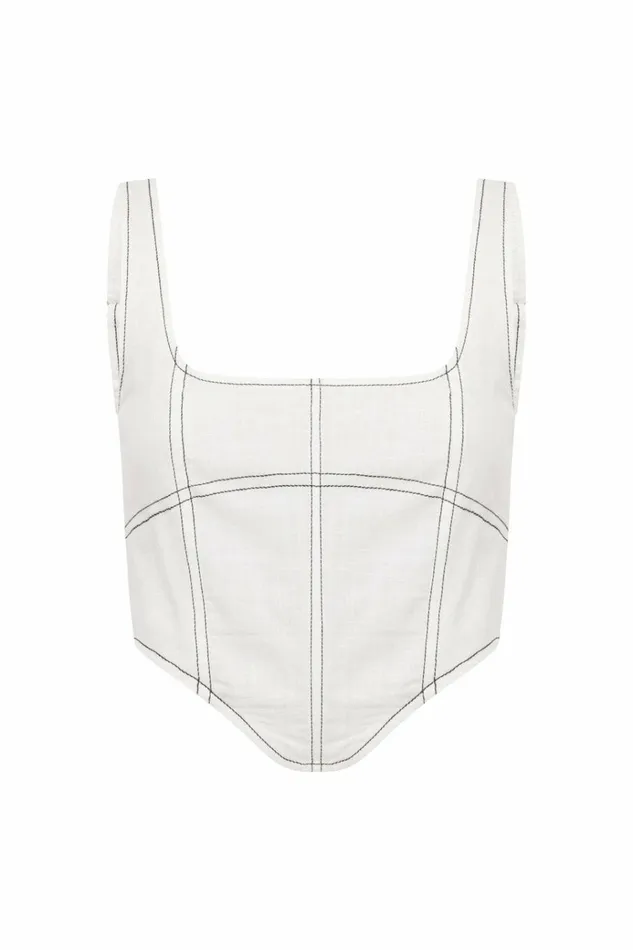 Women Tops SABO SKIRT Koralie Top 8211 White