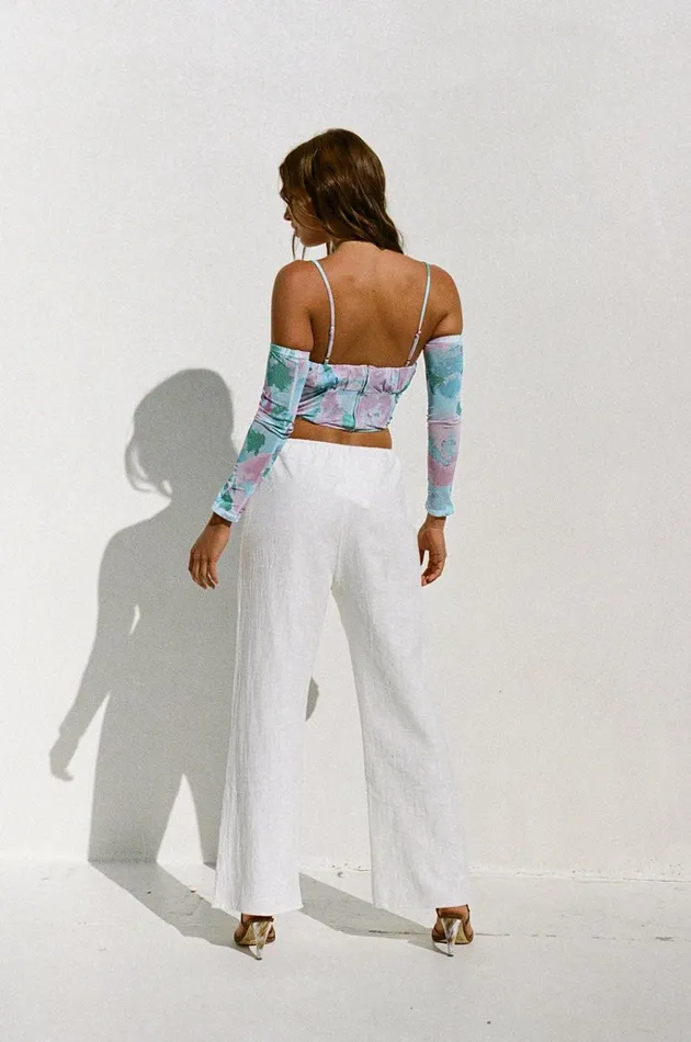 Women Tops SABO SKIRT Oceana Top 8211 Water Lilies Women Tops SABO SKIRT Oceana Top 8211 Water Lilies