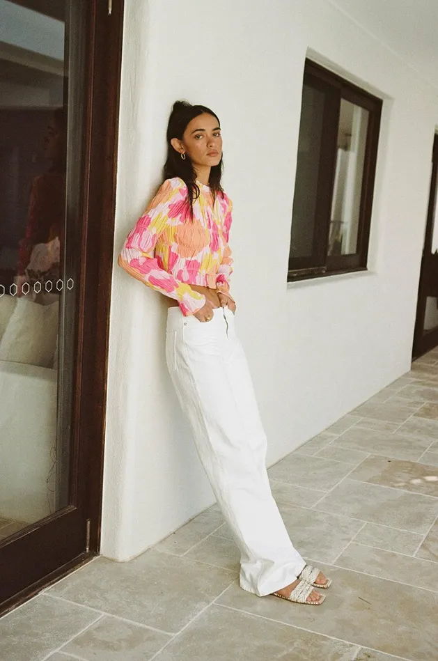 Women Tops SABO SKIRT Zaya Crepe Top 8211 Nectar Floral Women Tops SABO SKIRT Zaya Crepe Top 8211 Nectar Floral
