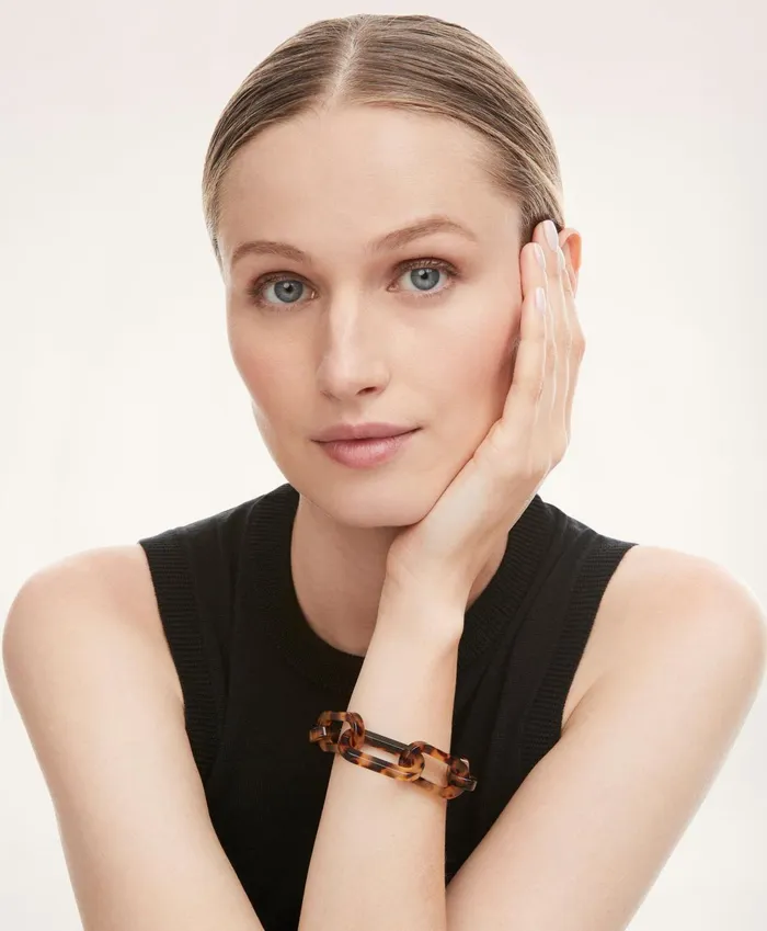 Women Tortoise Link Bracelet Multi Brooks Brothers Jewelry