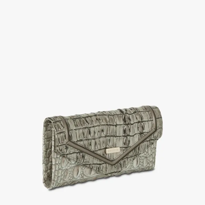 Women Veronica Fairest Grey Breakwater Brahmin Wallets and Wristlets Chevron Women Veronica Fairest Grey Breakwater Brahmin Wallets and Wristlets Chevron