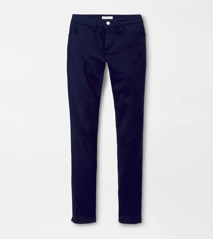 Womens Karlie Stretch Sateen Pant Navy Peter Millar Pants