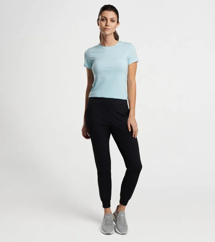 Womens Lunar Performance Tee Cirrus Blue Peter Millar Polos and Shirts Womens Lunar Performance Tee Cirrus Blue Peter Millar Polos and Shirts