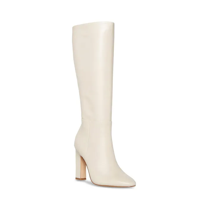 Womens Steve Madden Boots and Booties Archers Bone Leather