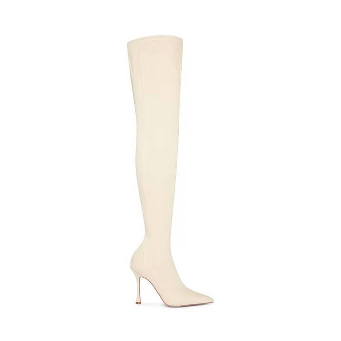 Womens Steve Madden Boots and Booties Jazlyn WhiteDenim