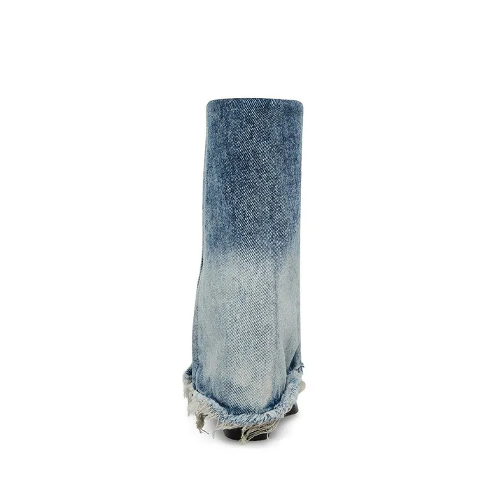 Womens Steve Madden Boots and Booties Livvy Denim Fabric