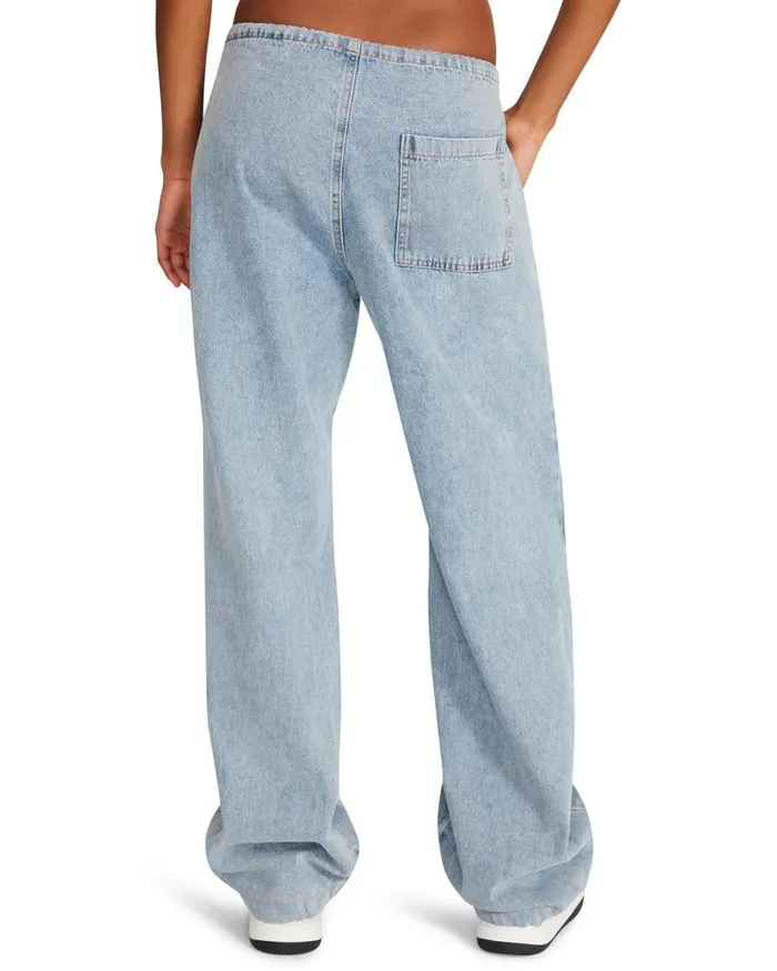 Womens Steve Madden Bottoms Pia Parachute Pant Denim Fabric