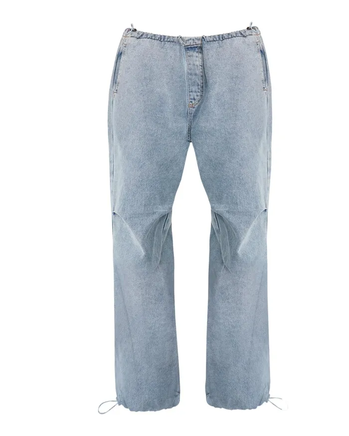 Womens Steve Madden Bottoms Pia Parachute Pant Denim Fabric