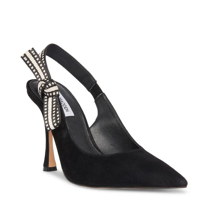 Womens Steve Madden Heels Bri Black Suede