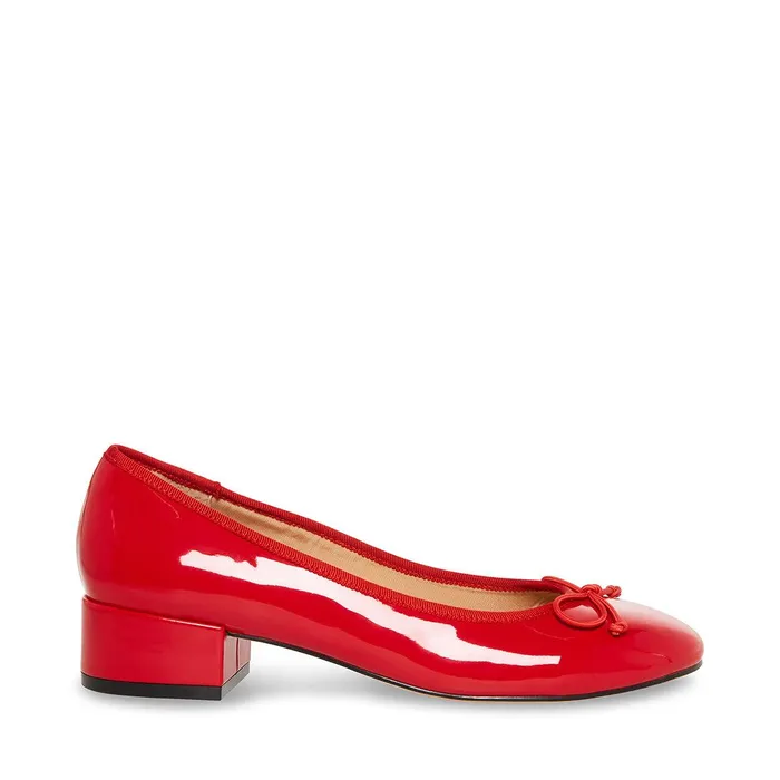 Womens Steve Madden Heels Cherish Red Patent