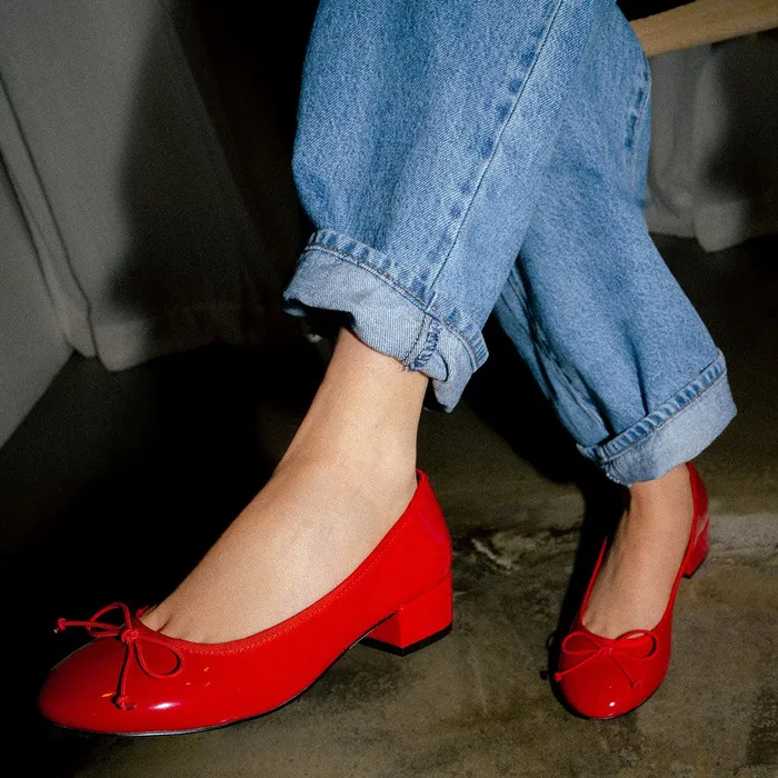 Womens Steve Madden Heels Cherish Red Patent