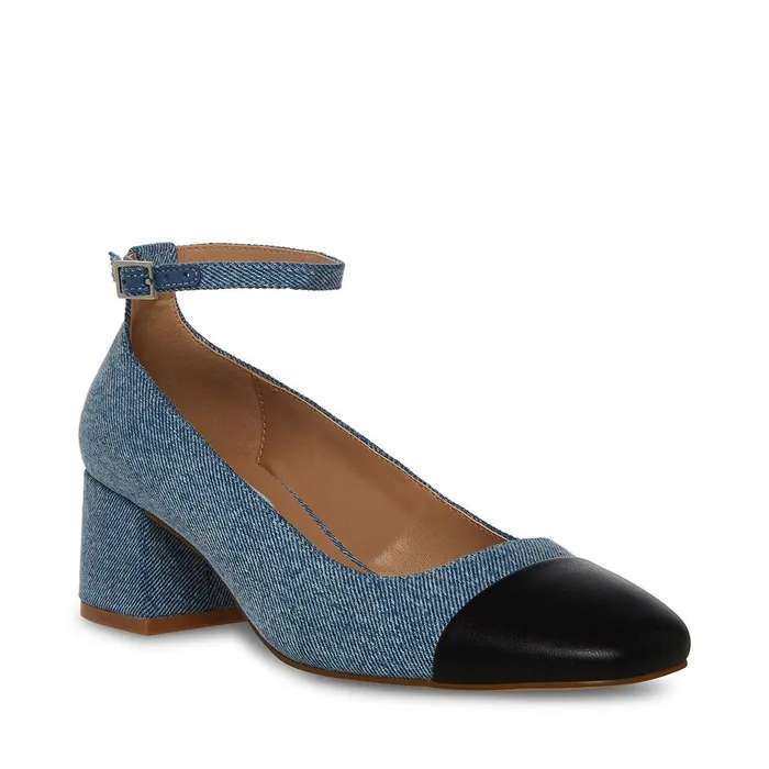 Womens Steve Madden Heels Eli Denim Multi