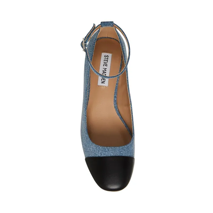 Womens Steve Madden Heels Eli Denim Multi