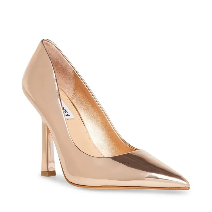 Womens Steve Madden Heels Martina Rose Gold