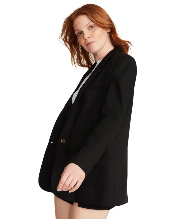Womens Steve Madden Jackets and Coats Kaira Blazer Black