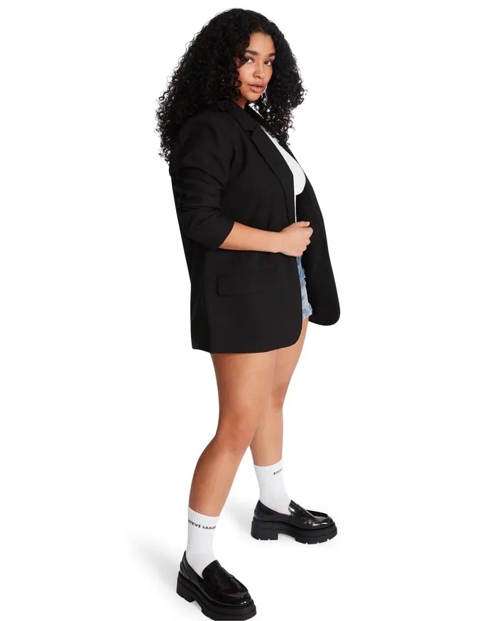 Womens Steve Madden Jackets and Coats Kaira Blazer Black