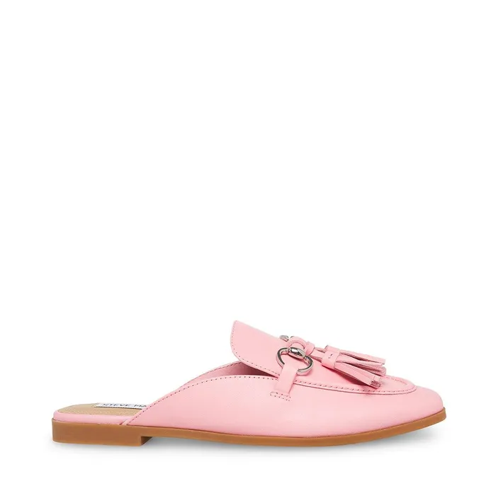 Womens Steve Madden Loafers and Flats Cayler Pink Leather