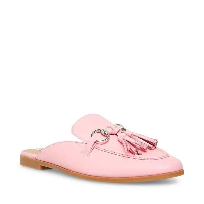 Womens Steve Madden Loafers and Flats Cayler Pink Leather