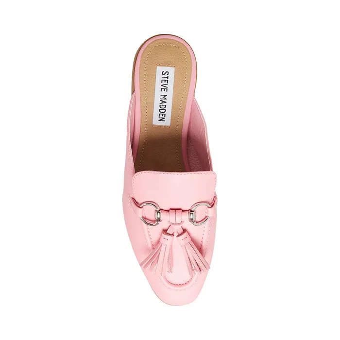 Womens Steve Madden Loafers and Flats Cayler Pink Leather