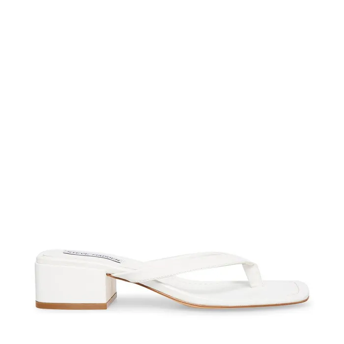 Womens Steve Madden Sandals Claudette White