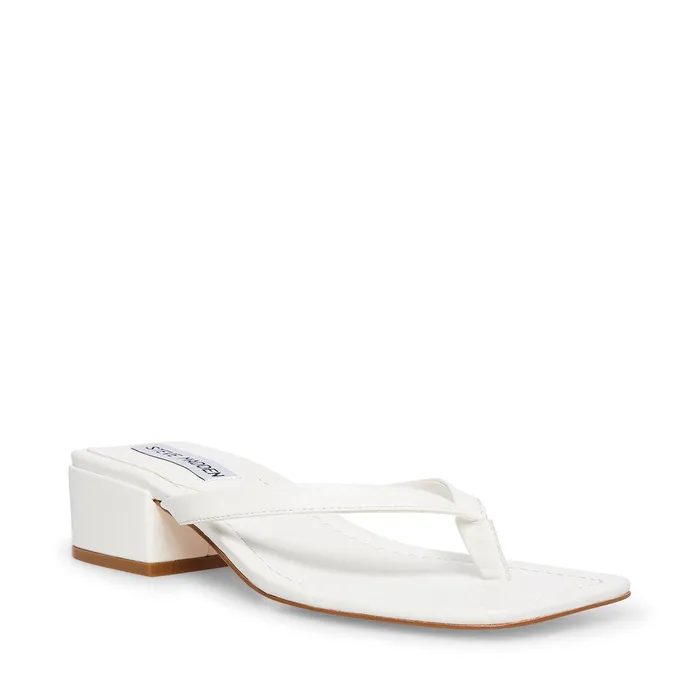 Womens Steve Madden Sandals Claudette White