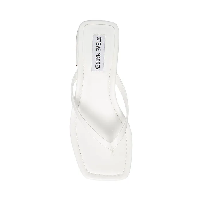 Womens Steve Madden Sandals Claudette White