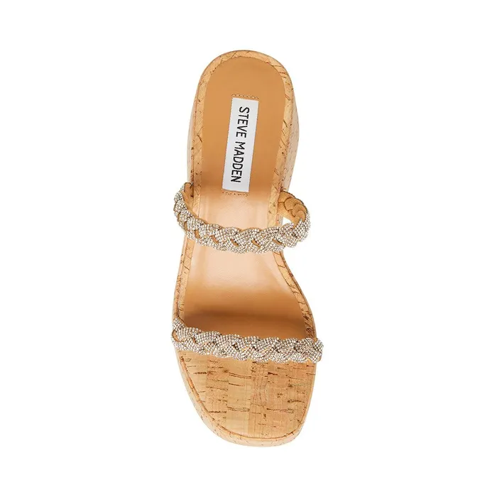 Womens Steve Madden Sandals Danya Rhinestones