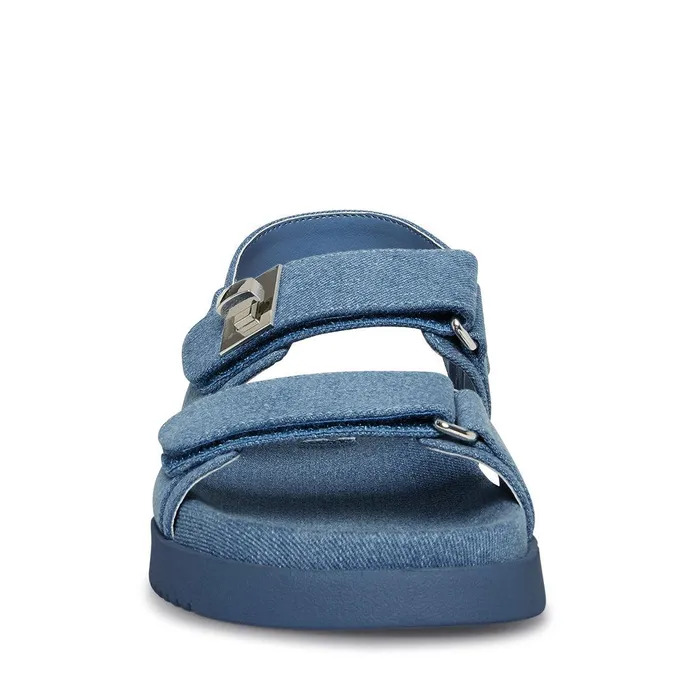 Womens Steve Madden Sandals Mona Denim Fabric
